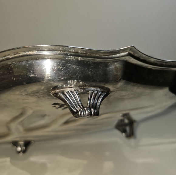 Silver Plated Serving Meat Tray with Tree Of Life Design - Picture 4 of 7